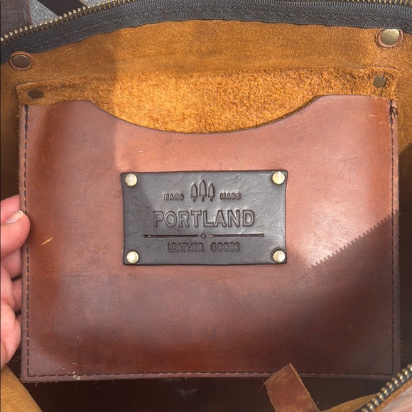 Portland leather large Tote Bag - Picture 6 of 9